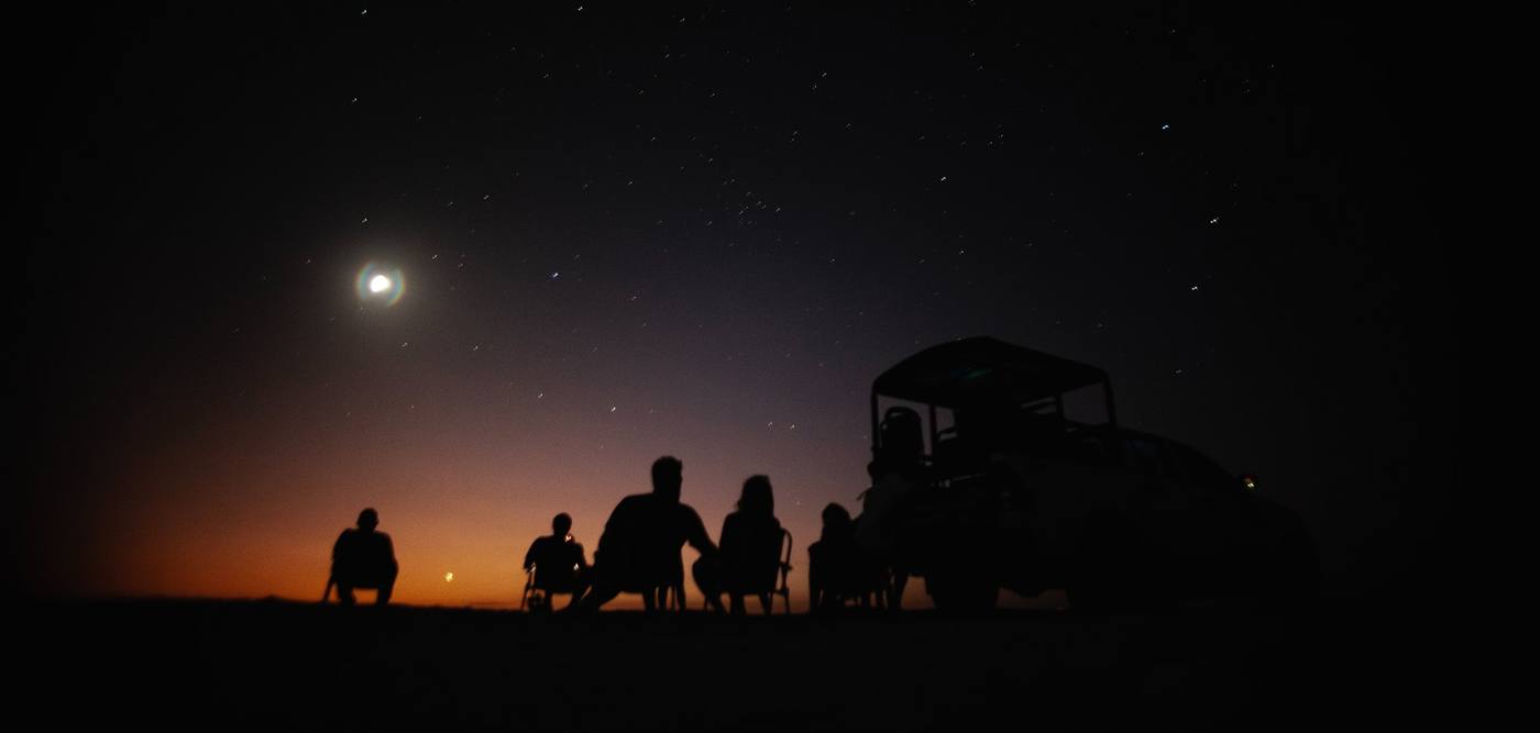 Noite estrelada nos Lençóis